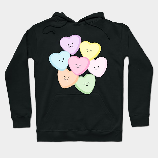 Candy Hearts | by queenie's cards Hoodie by queenie's cards